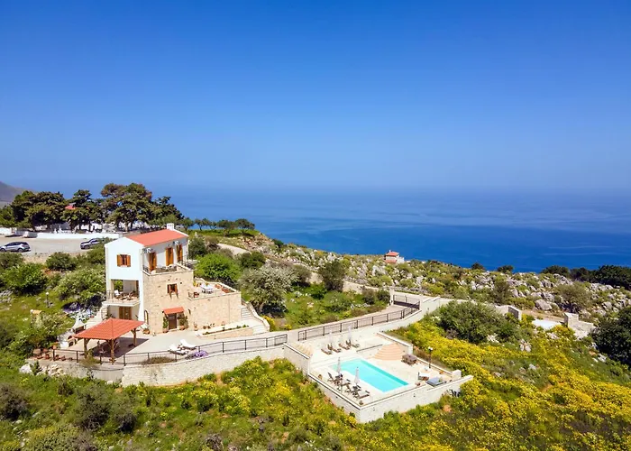 Maria\'S Panoramic Seaview Villa